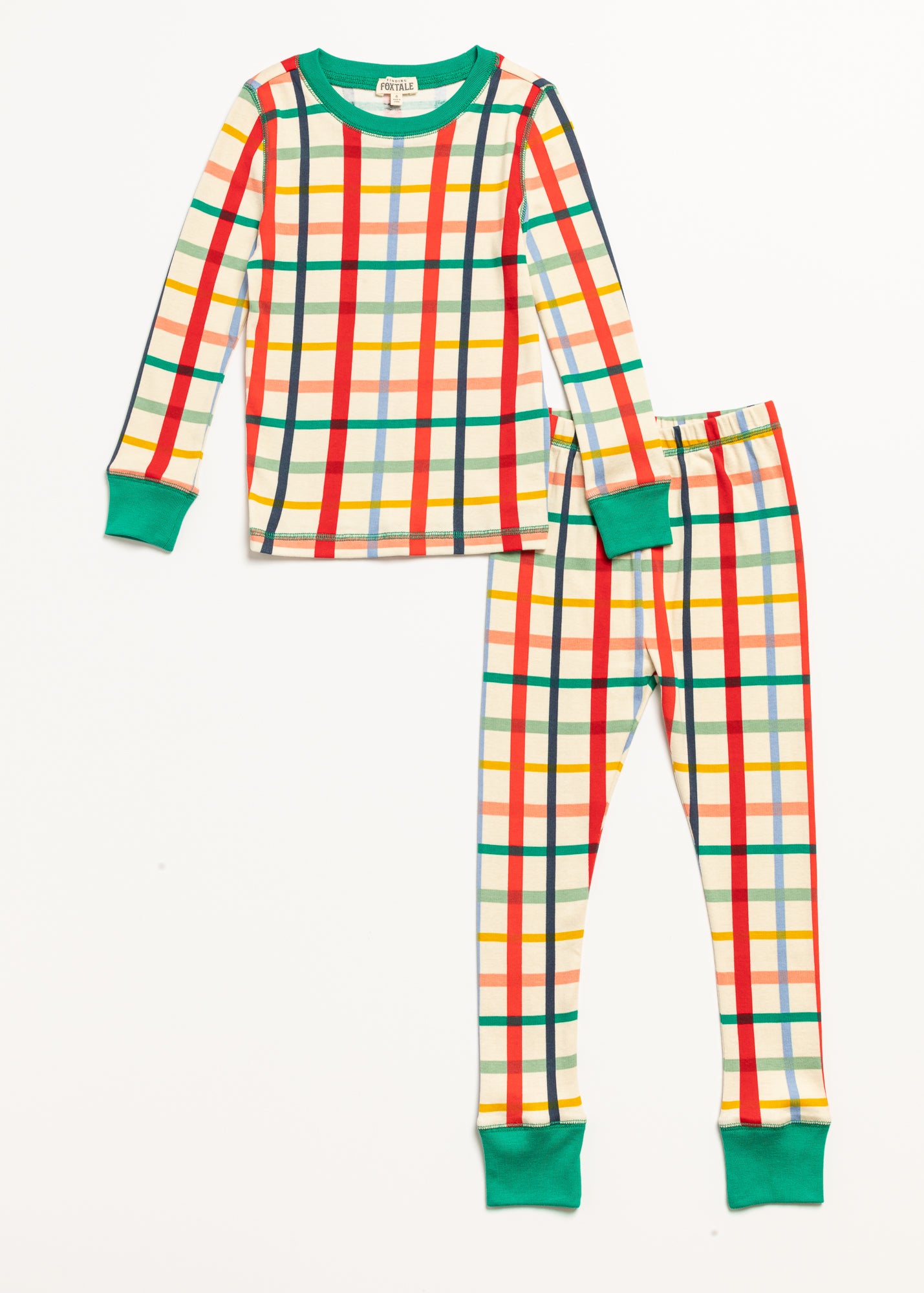 Jolly Plaid PJ Set