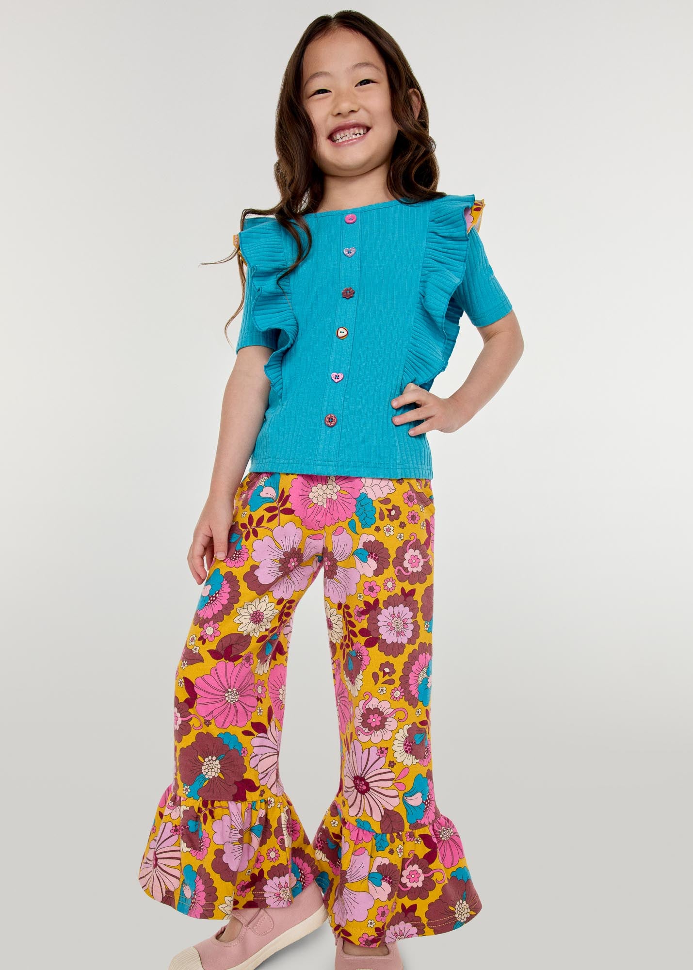 Retro Ruffle Pants